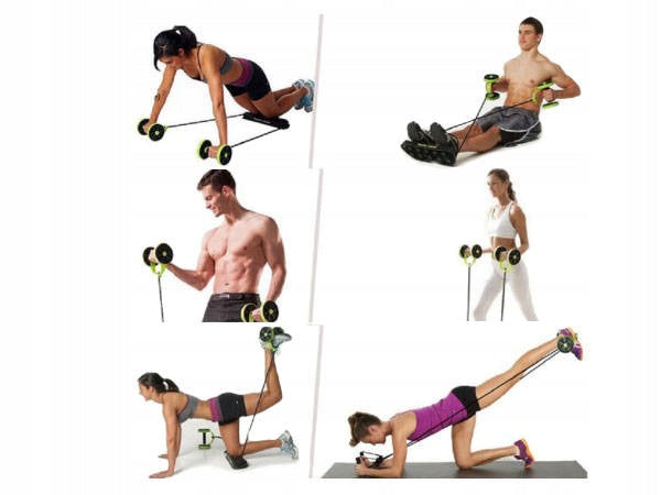 Muscle Exercise Device Dumbbell Expander Rubber Brand Rozz