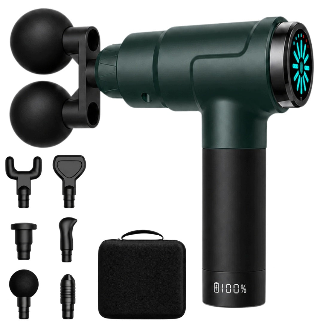 Muscle Massage Gun 12 Levels 7 Tips USB-C Pressure Sensor