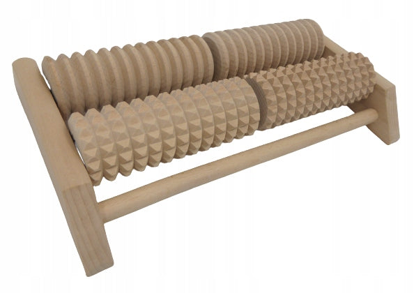 Muscle Massage Receptor Wood Quadruple Roller