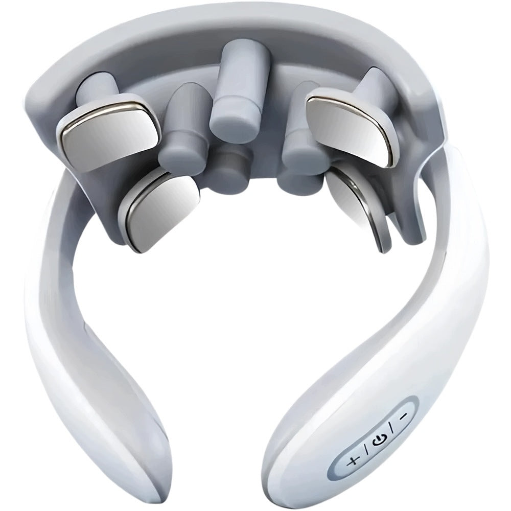 Muscle Neck Massager Infrared Heat Therapy EMS TENS with Heating