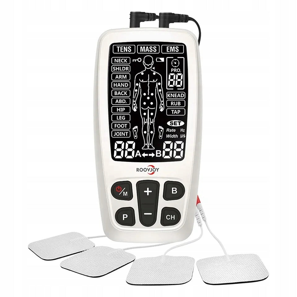 Muscle and Nerve Electrostimulator TENS EMS 60 threshold + 6 electrodes Packaging status original