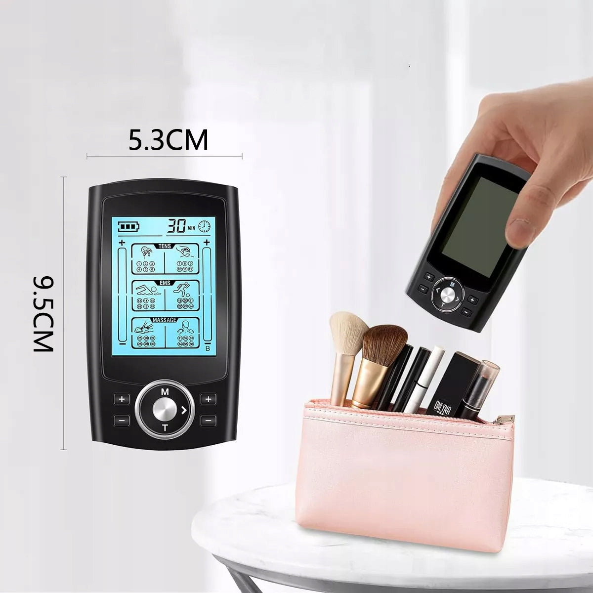 Muscle and Nerve Electrostimulator for Shoulder/Back/ Waist Pain,TENS EMS NASSAGE Packaging status original