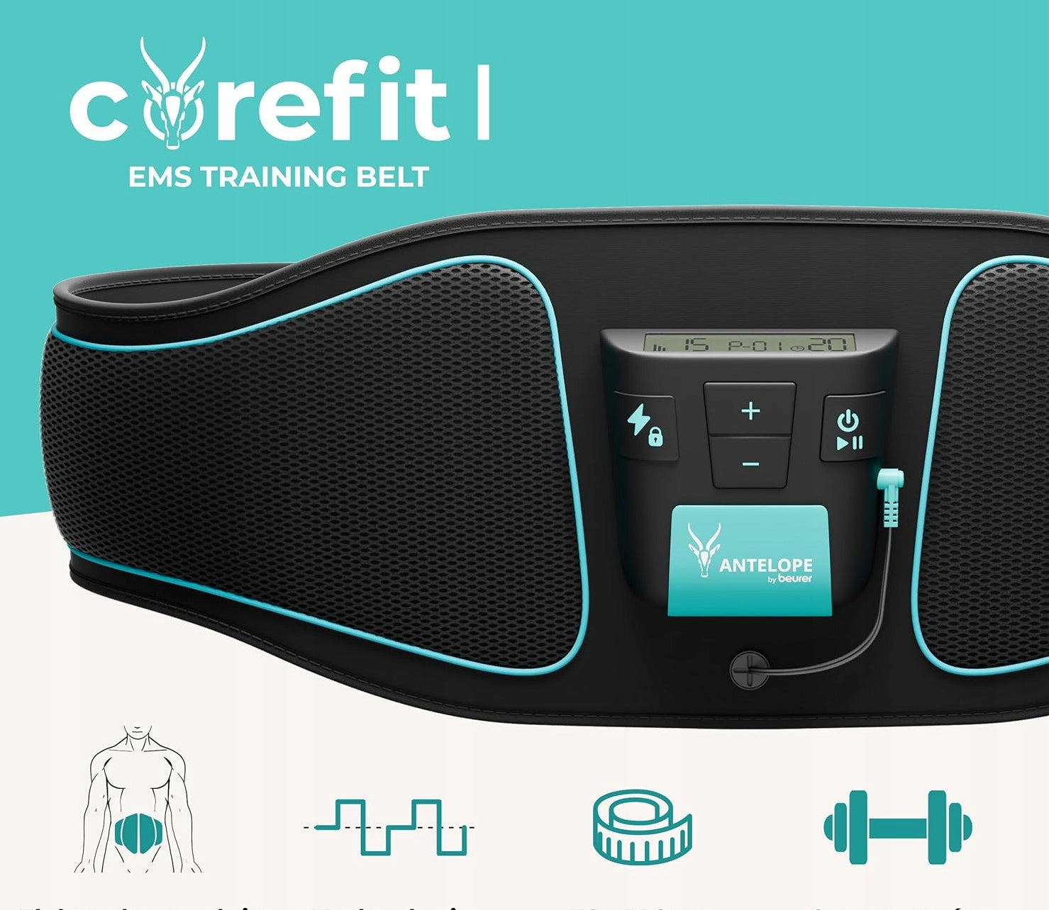 Muscle electrostimulator Antelope corefit I universal size Brand Antelope