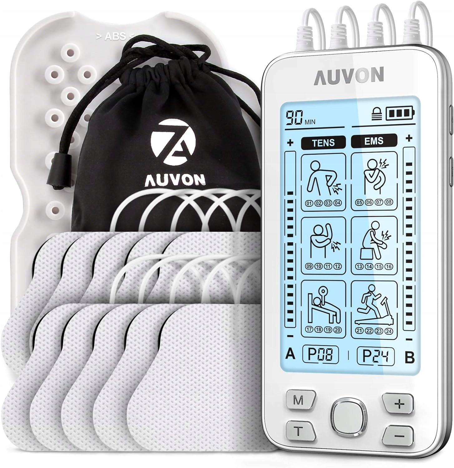 Muscle electrostimulator Auvon AS8016 universal size