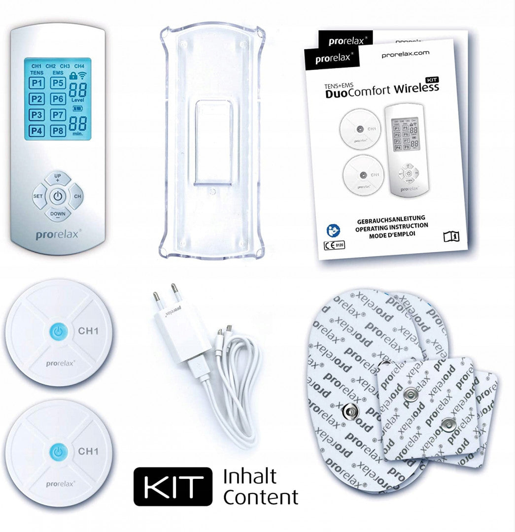 Muscle electrostimulator ProRelax 50807 Duo white Manufacturer code 787790250807