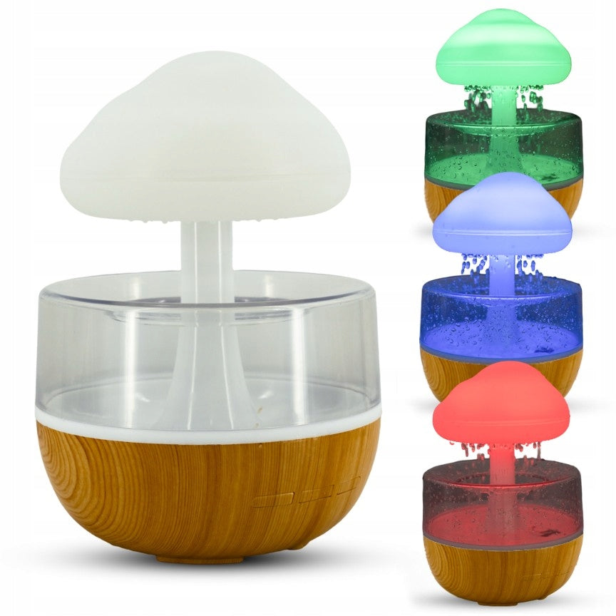 Mushroom Air Humidifier - Rain Cloud Diffuser Effect