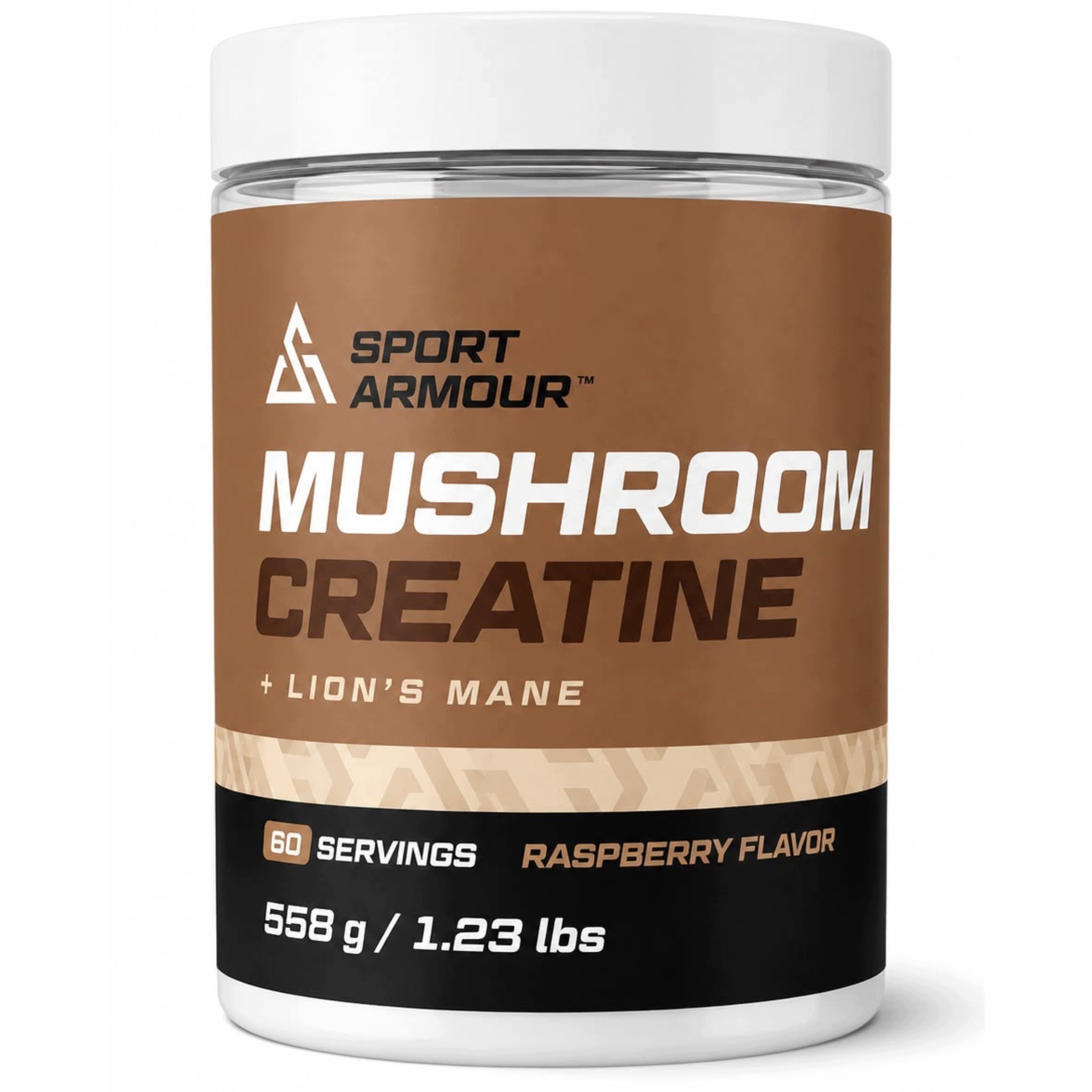 Mushroom Creatine + Lion's Mane Sinensis Premium Creatine 558g Raspberry