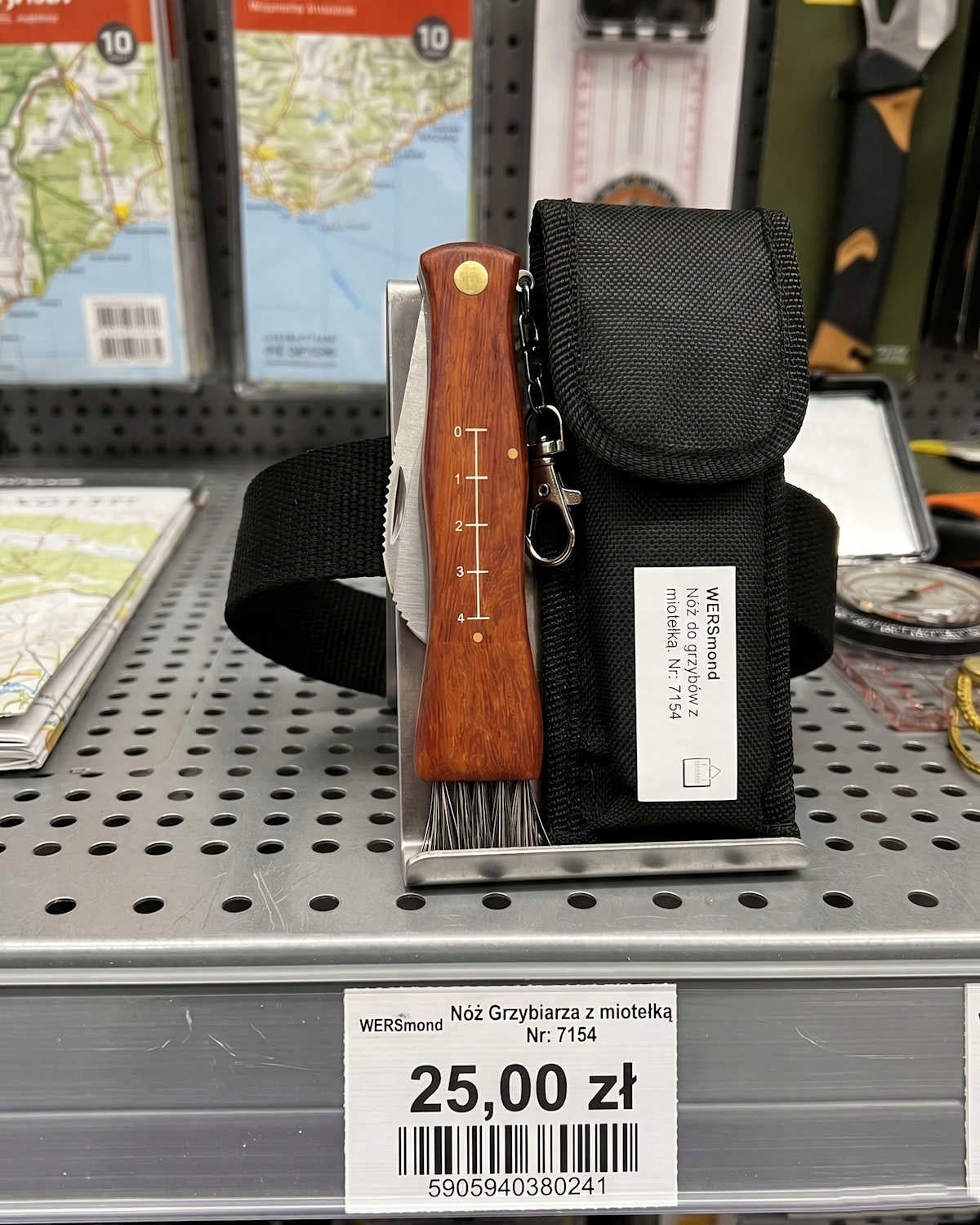 Mushroom Knife with Broom Folding Garden Knife Installer Knife Packaging status original