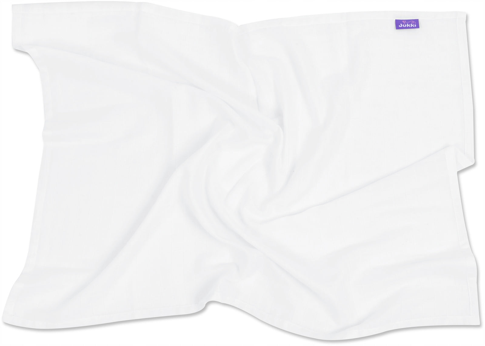 Muslin Diaper 100x75 Swaddle WHITE JUKKI Brand Jukki