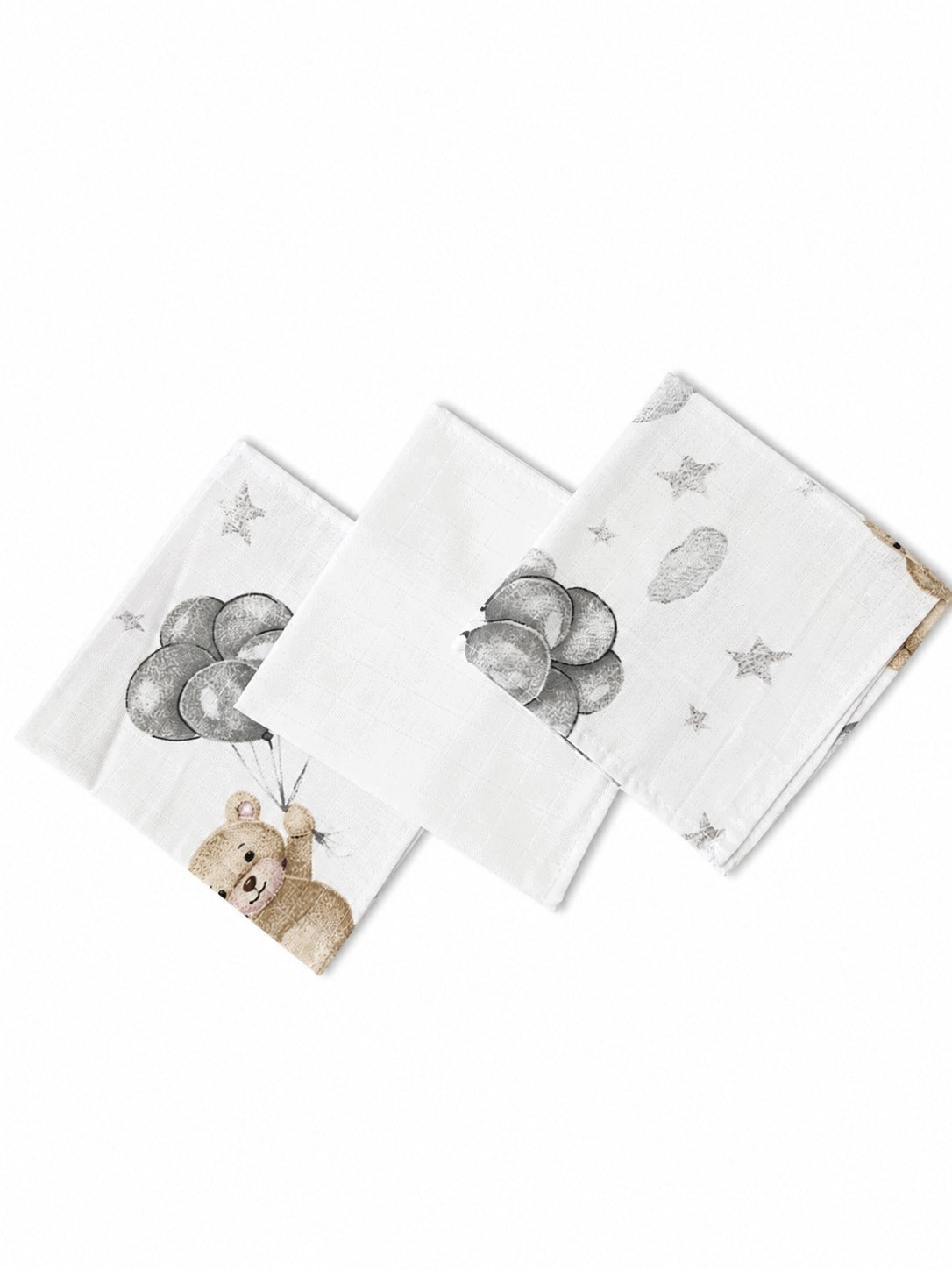 Muslin Diaper 3pack PREMIUM DIAPERS 30x30cm POLISH PRODUCT - 2408 Packaging status original