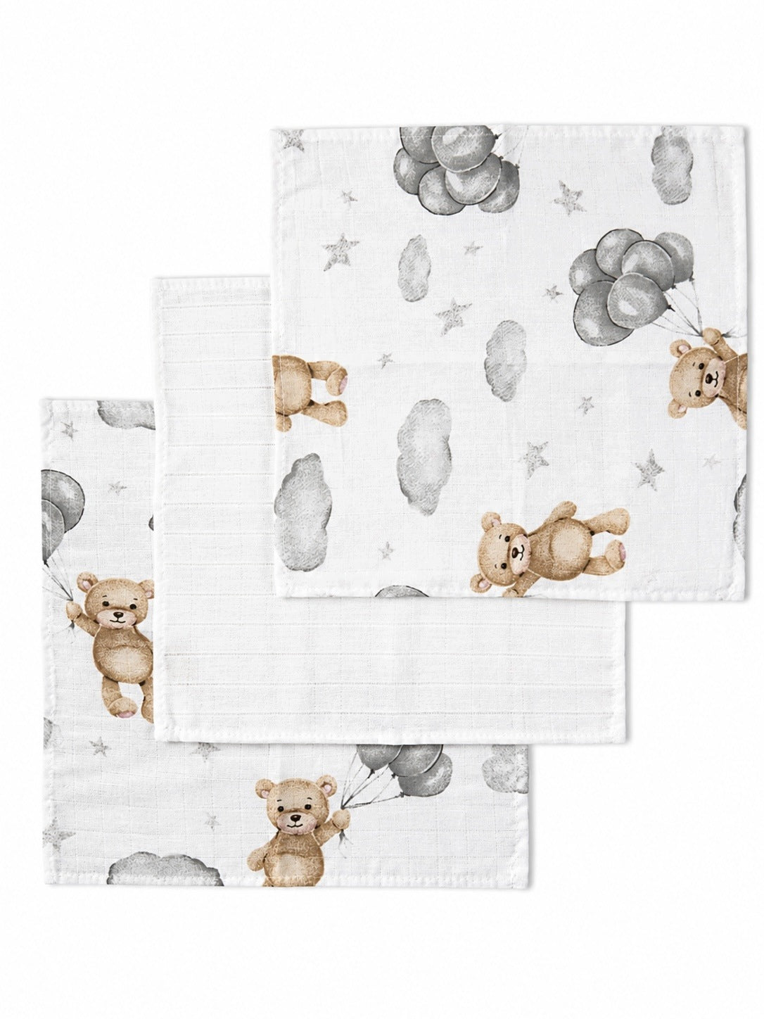 Muslin Diaper 3pack PREMIUM DIAPERS 30x30cm POLISH PRODUCT - 2408