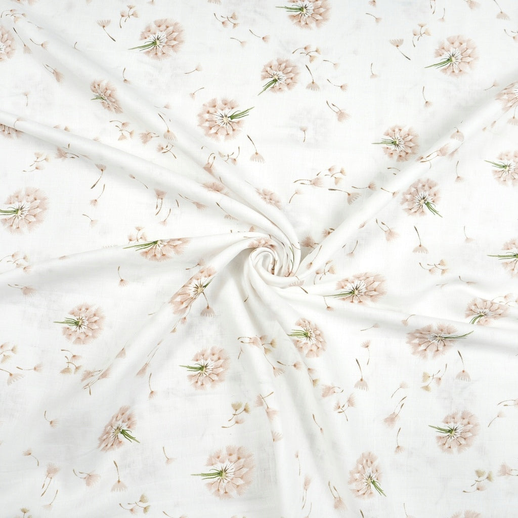 Muslin Diaper 40x40 Dandelions Beige Szymex Manufacturer code 1536
