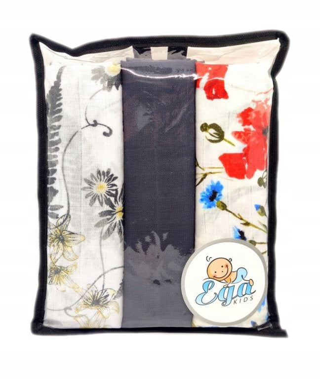 Muslin Diaper Egakids 3pcs Breathable Manufacturer code 2768
