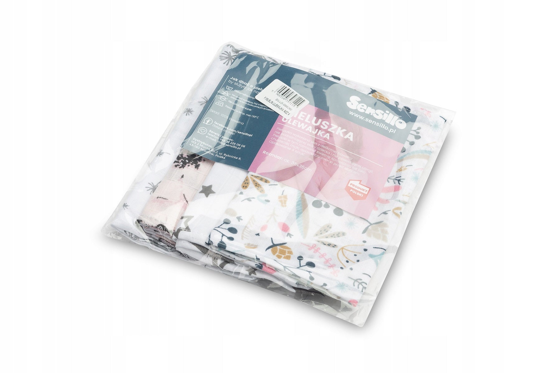 Muslin Diaper Sensillo ULEWAJKA 4 PCS Brand Sensillo