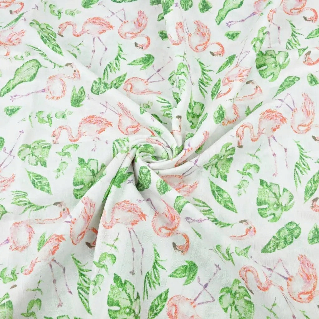 Muslin Diapers Muslin Diaper 40x80 Flamingo Szymex