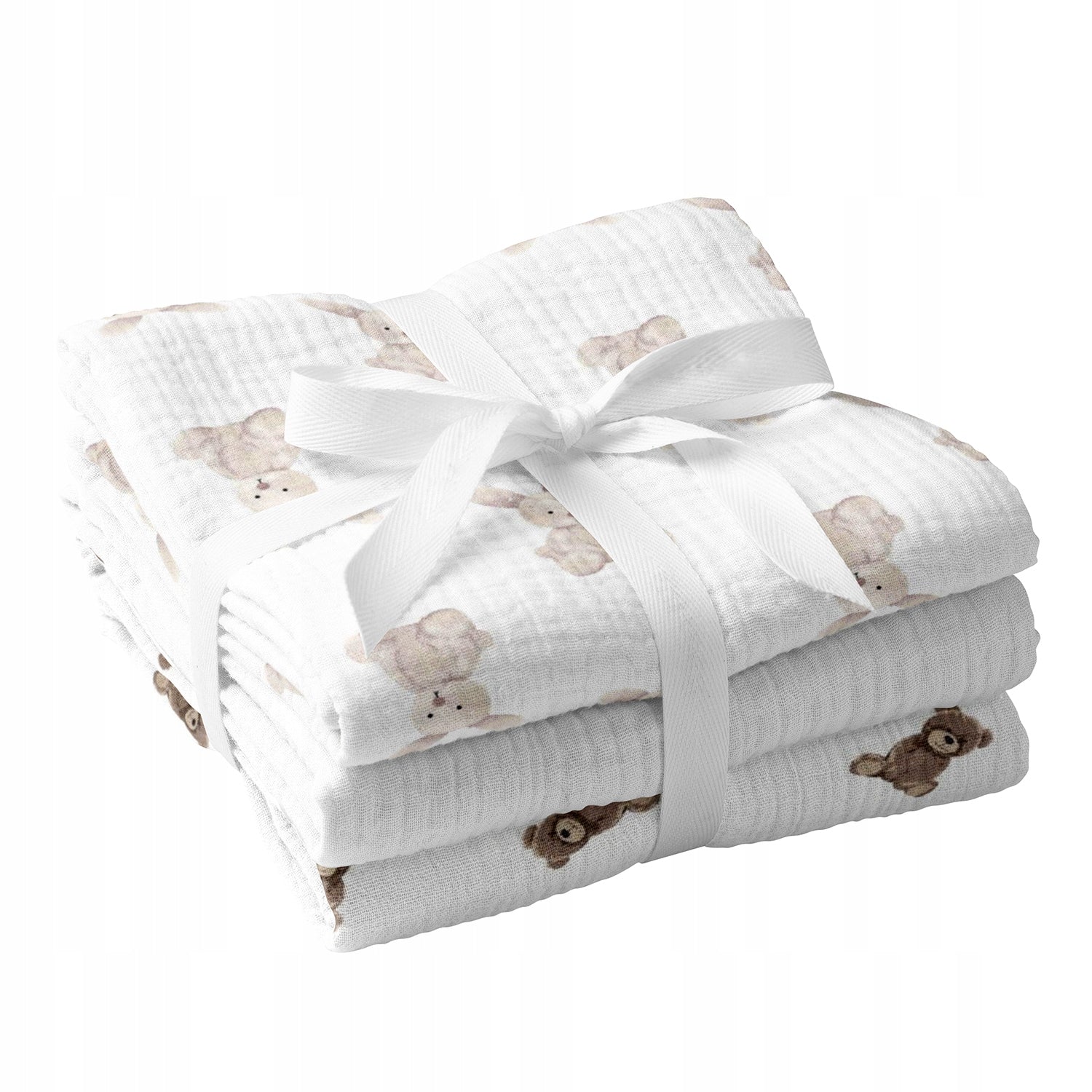 Muslin Diapers Thick Crocheted Diapers 100% Cotton Polish Product Brand Cztery Słonie