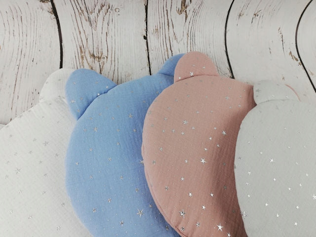 Muslin Teddy Bear Pillow with ears Manufacturer code BESZKA