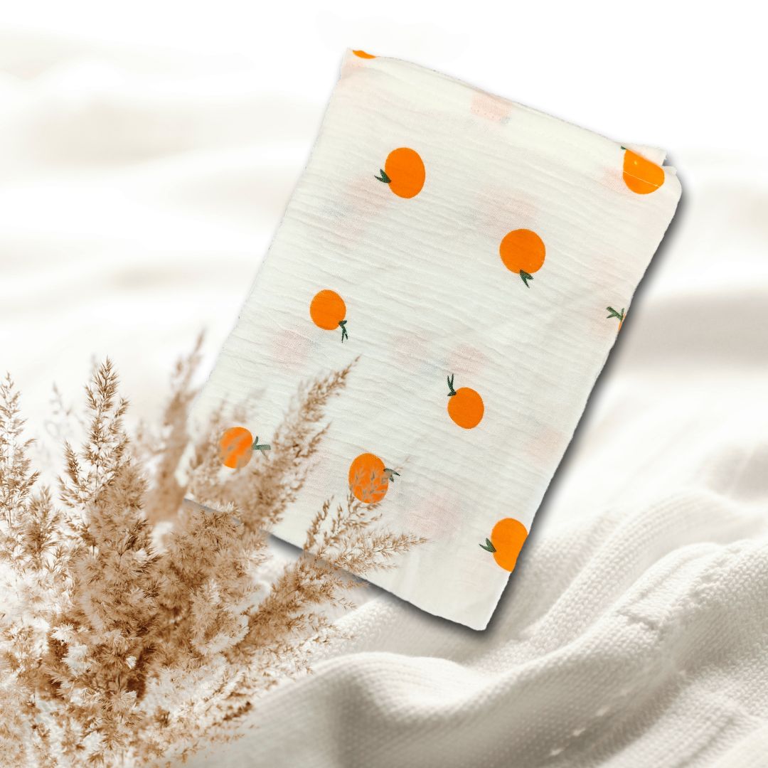 Muslin diaper swaddle blanket 100x70 NOT TETRA Oranges Manufacturer code 5905529655043