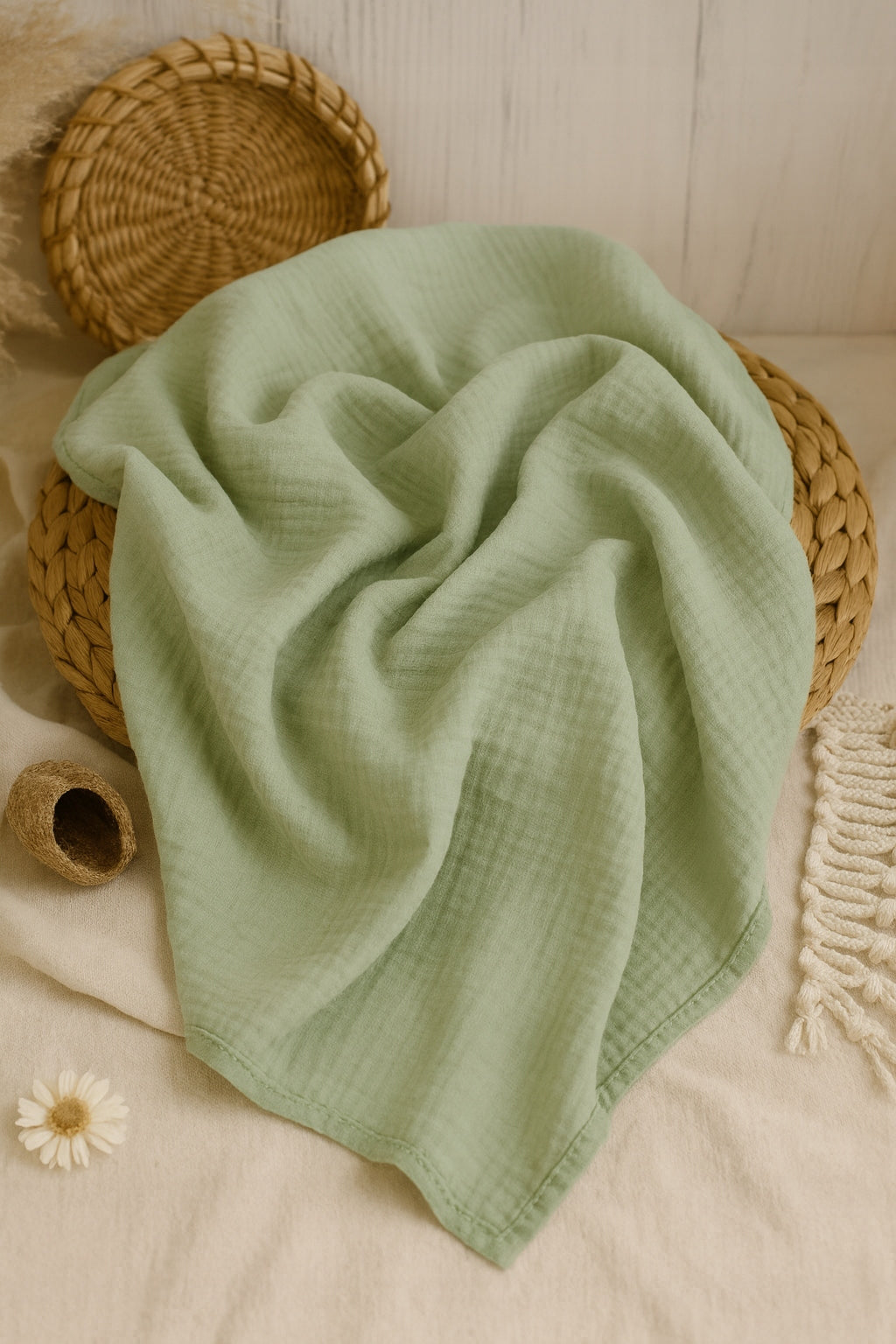 Muslin diaper / wrapper 60x60 patterns Brand no brand