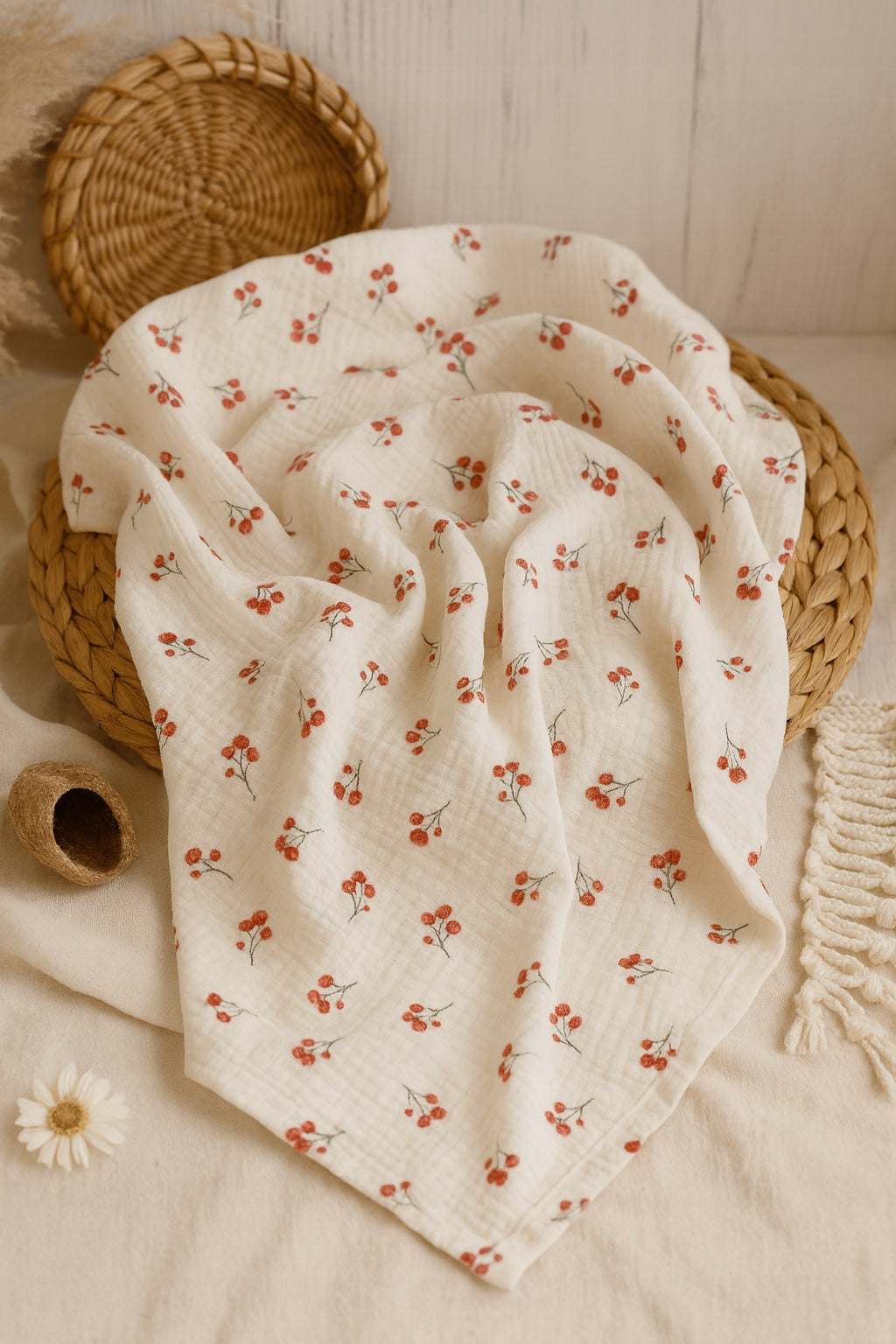 Muslin diaper / wrapper 60x60 patterns Manufacturer code 01fro