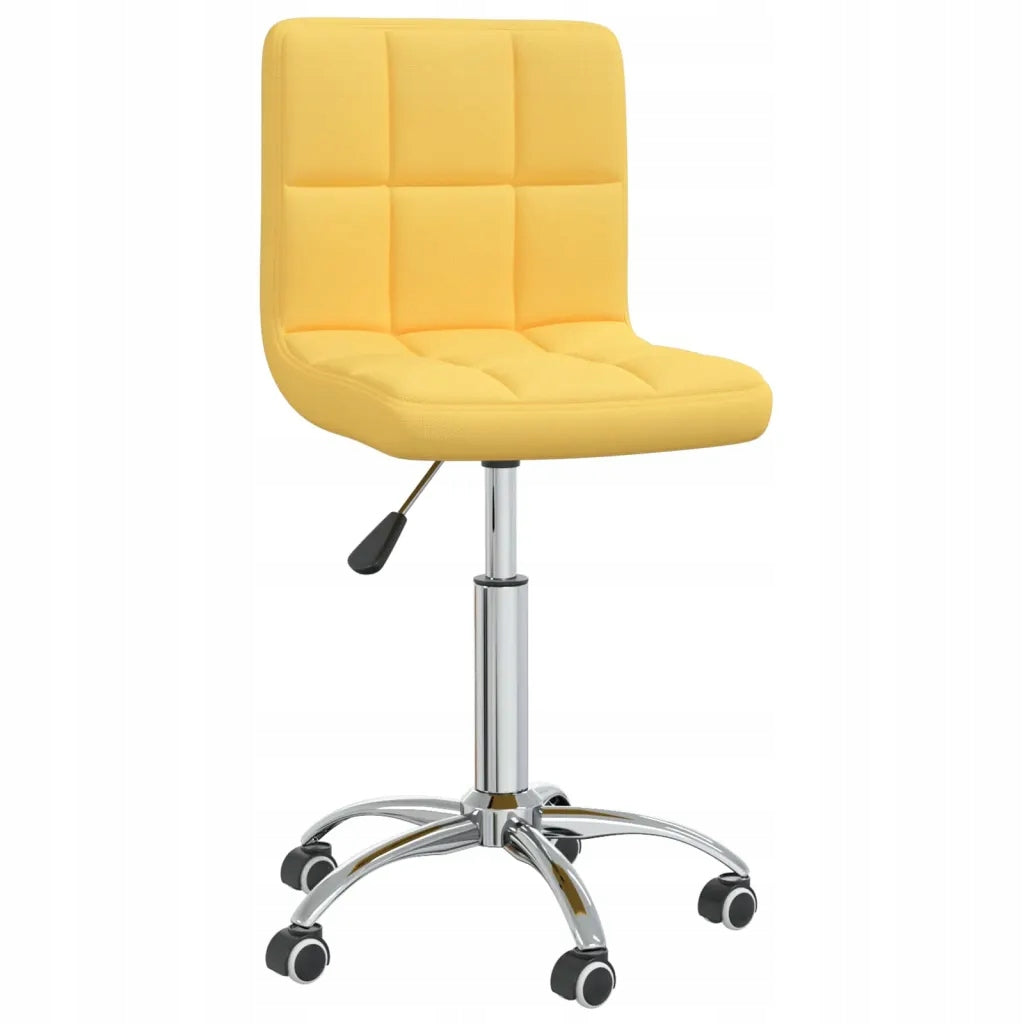 Mustard swivel office chair 40x47x74,5-86 cm