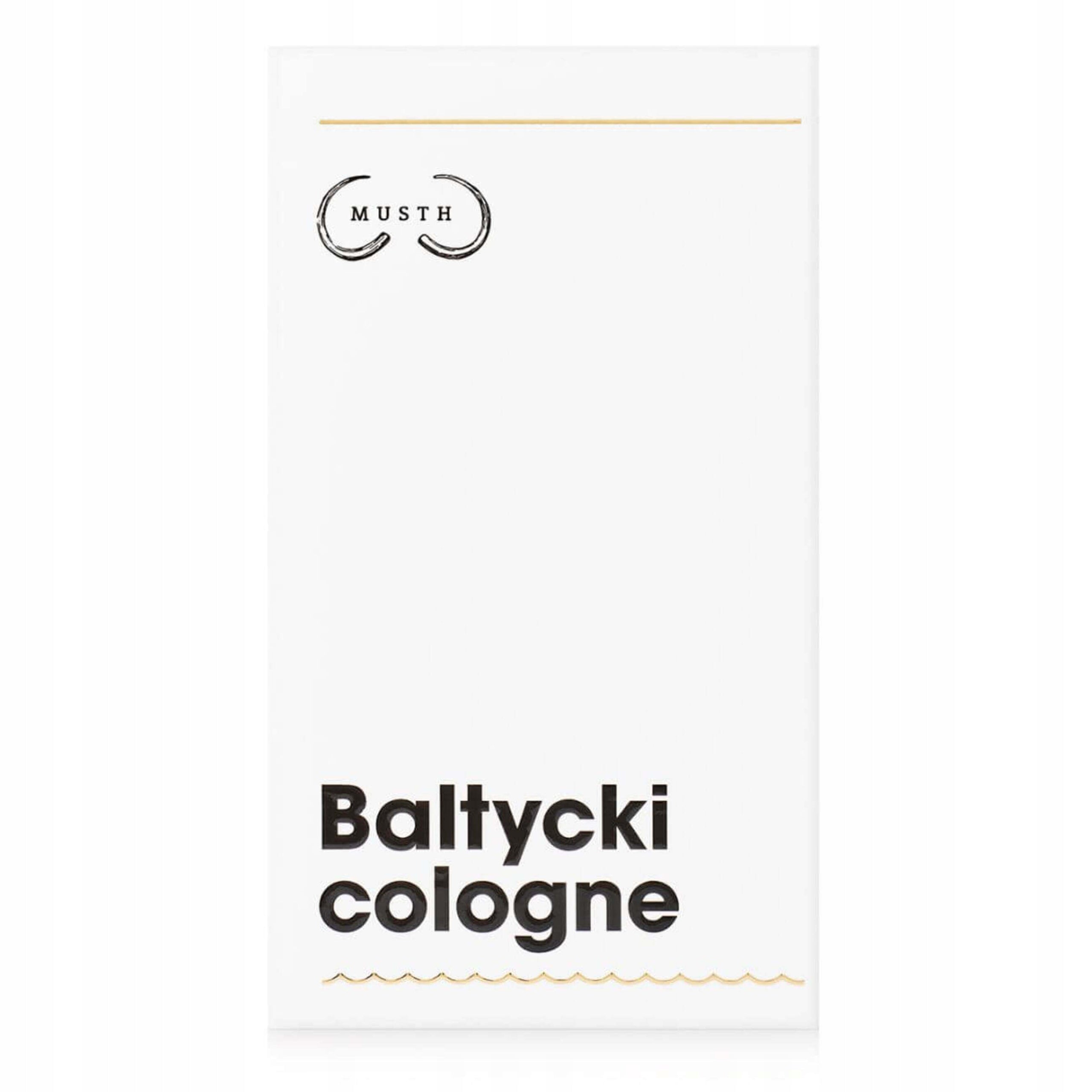 Musth Baltic Cologne - natural cologne aftershave perfume 100 ml Packaging status original