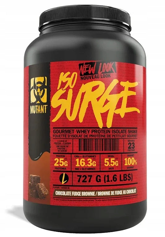 Mutant Iso Surge Isolate Chocolate Fudge Brownie Powder 727g