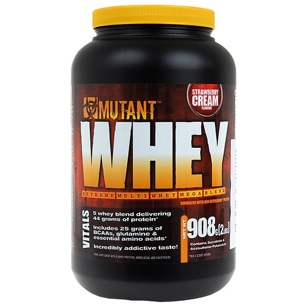 Mutant Whey Protein Conditioner Strawberry Cream Powder 908g Expiration date at least 3 months from the date of purchase