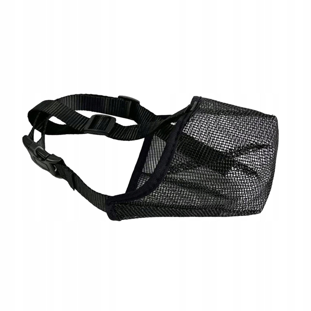 Muzzle for Dog Anti Bite Nylon Comfortable Portable Black Extra Small