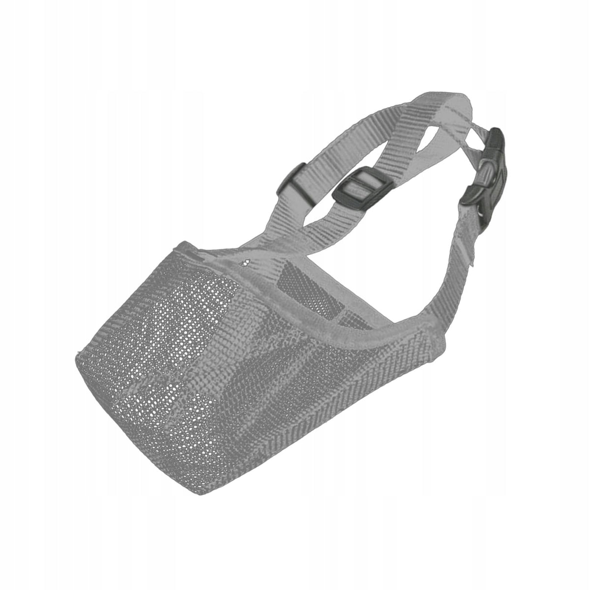 Muzzle for Dog Durable Breathable Nylon Gray XS
