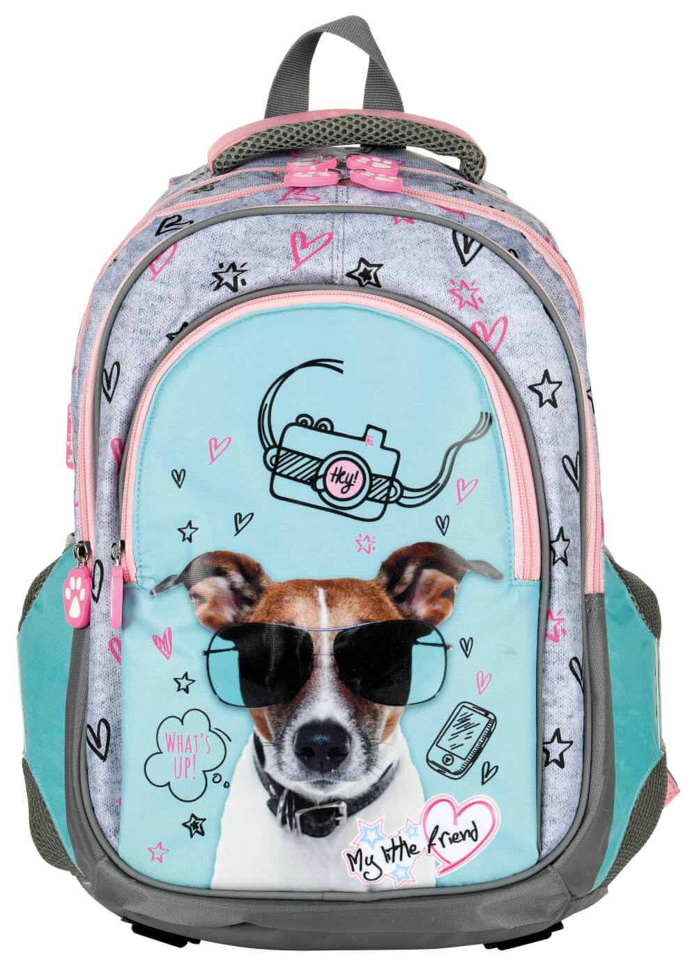 My Little Friend School Backpack Dog with Dog for Girl DOG