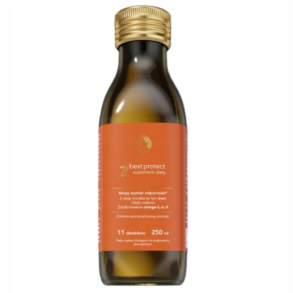 MyBestPharm My Best Protect dietary supplement immunity 250 ml ORANGE