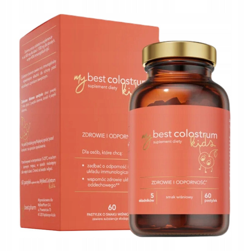 MyBestPharm MyBestColostrum Kids Cherry 60 Lozenges Manufacturer code 5904824651415