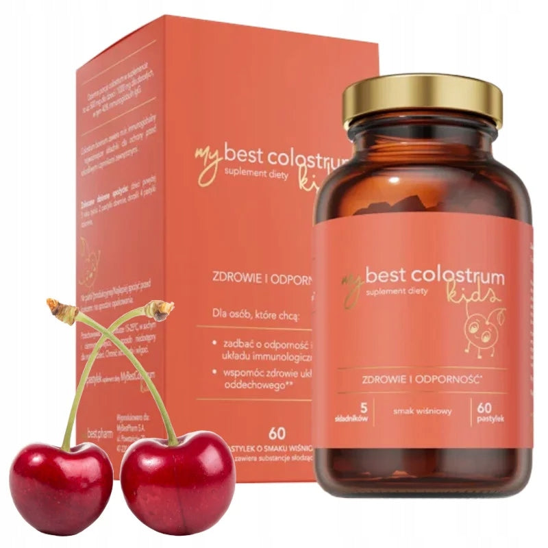 MyBestPharm MyBestColostrum Kids Cherry 60 Lozenges