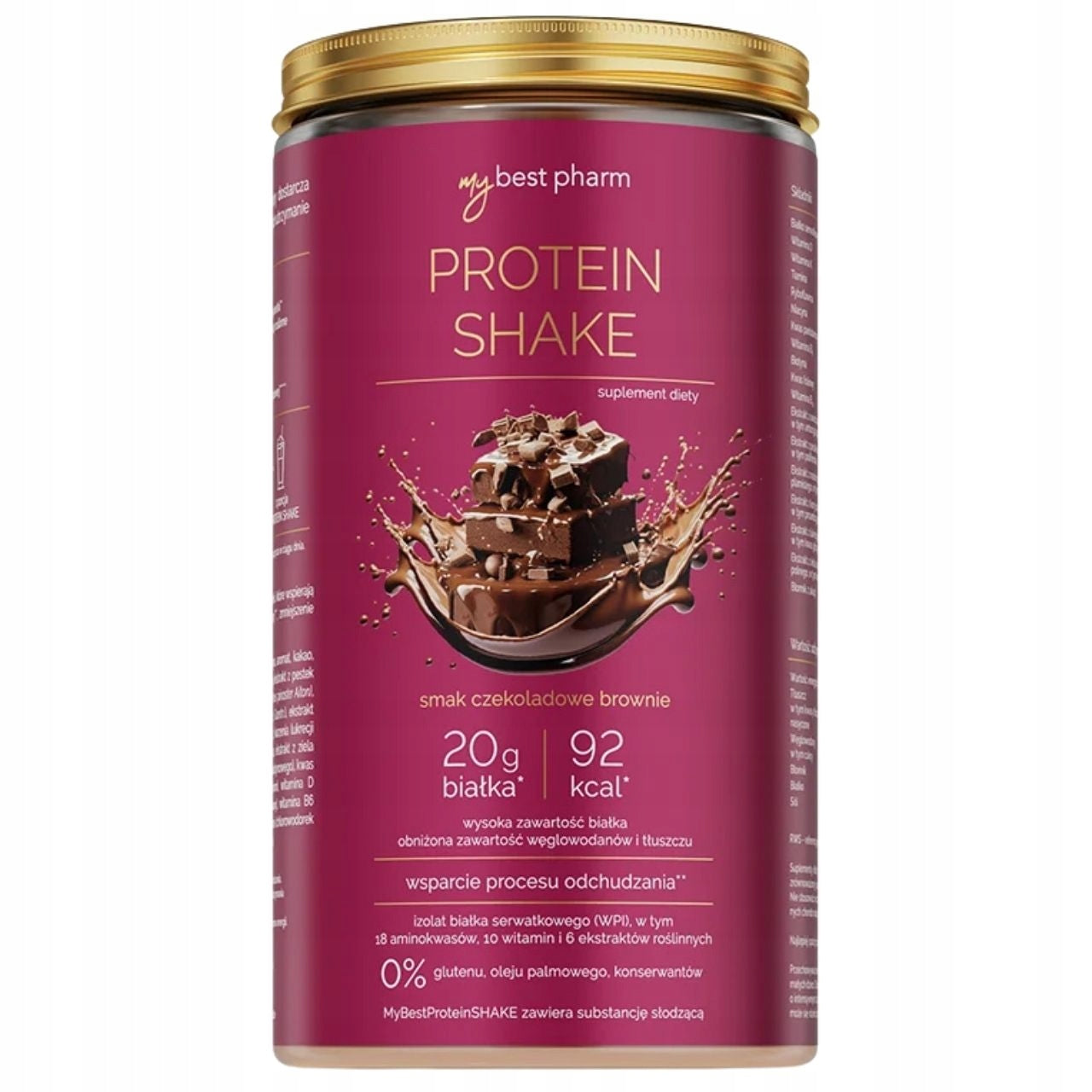 MyBestPharm Protein Shake Brownie Protein Cocktail Protein 450 g