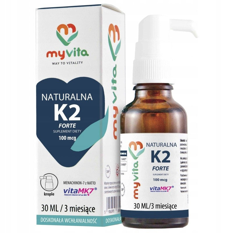 MyVita K2 natural vitamin drops 30 ml