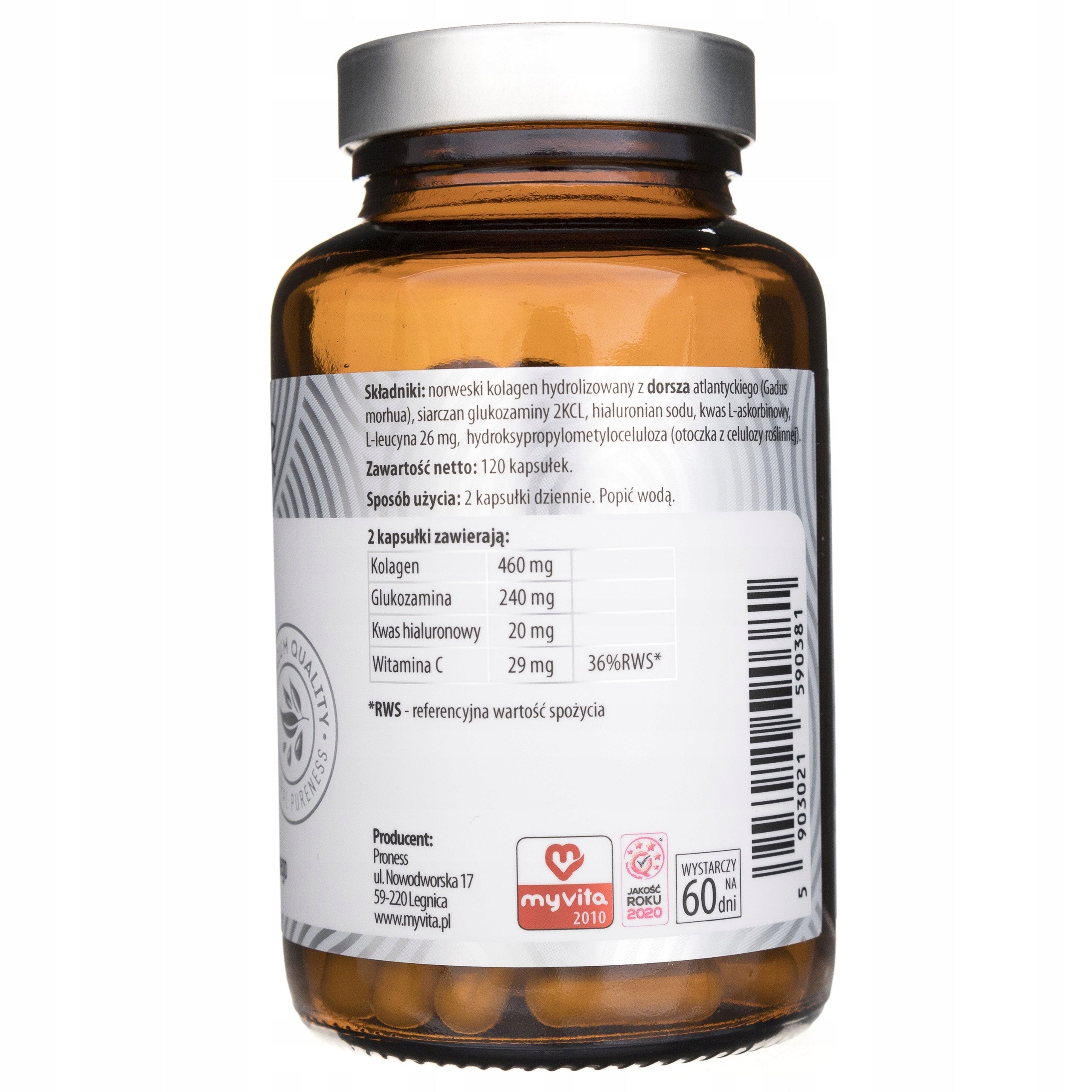 MyVita SILVER COLLAGEN ARTHRO 120 capsules Brand MyVita