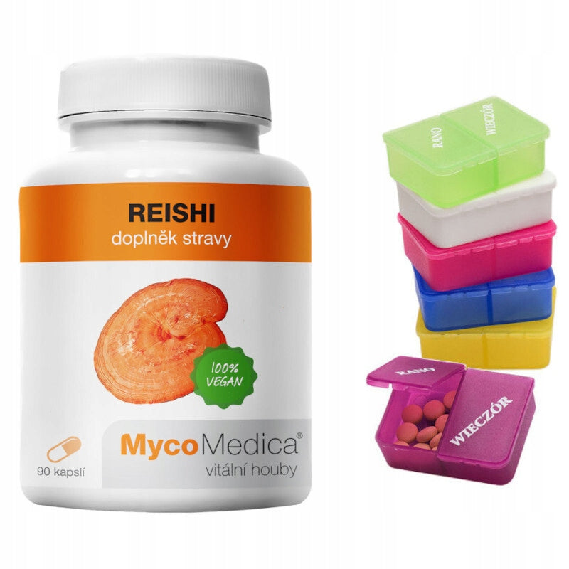 MycoMedica REISHI Immunity Sleep Calm 90 kaps. + FREEBIE