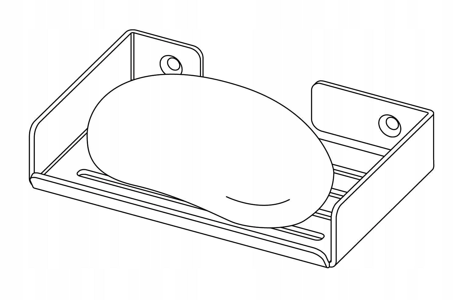Deante Seifenschale Mokko ADM N411, schwarz matt 