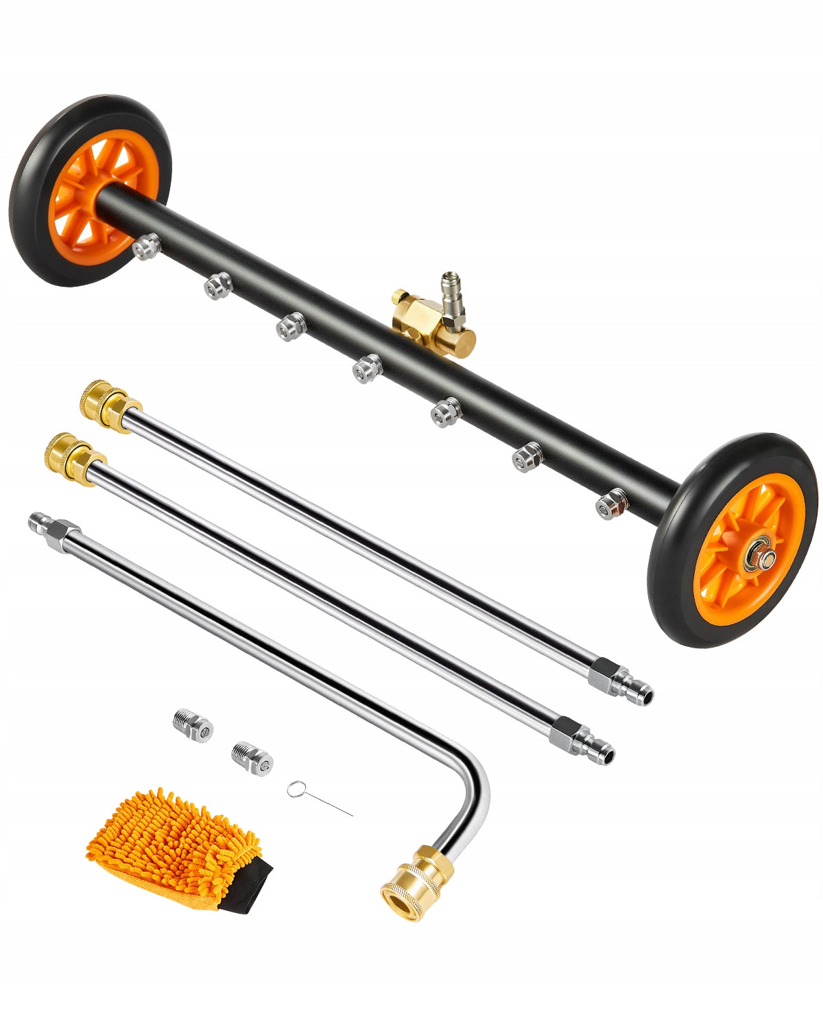 Myjka Ciśnieniowa 59CM 4000PSI Z 2 Koła I 2 Przedłużone Końcówki Wydajne