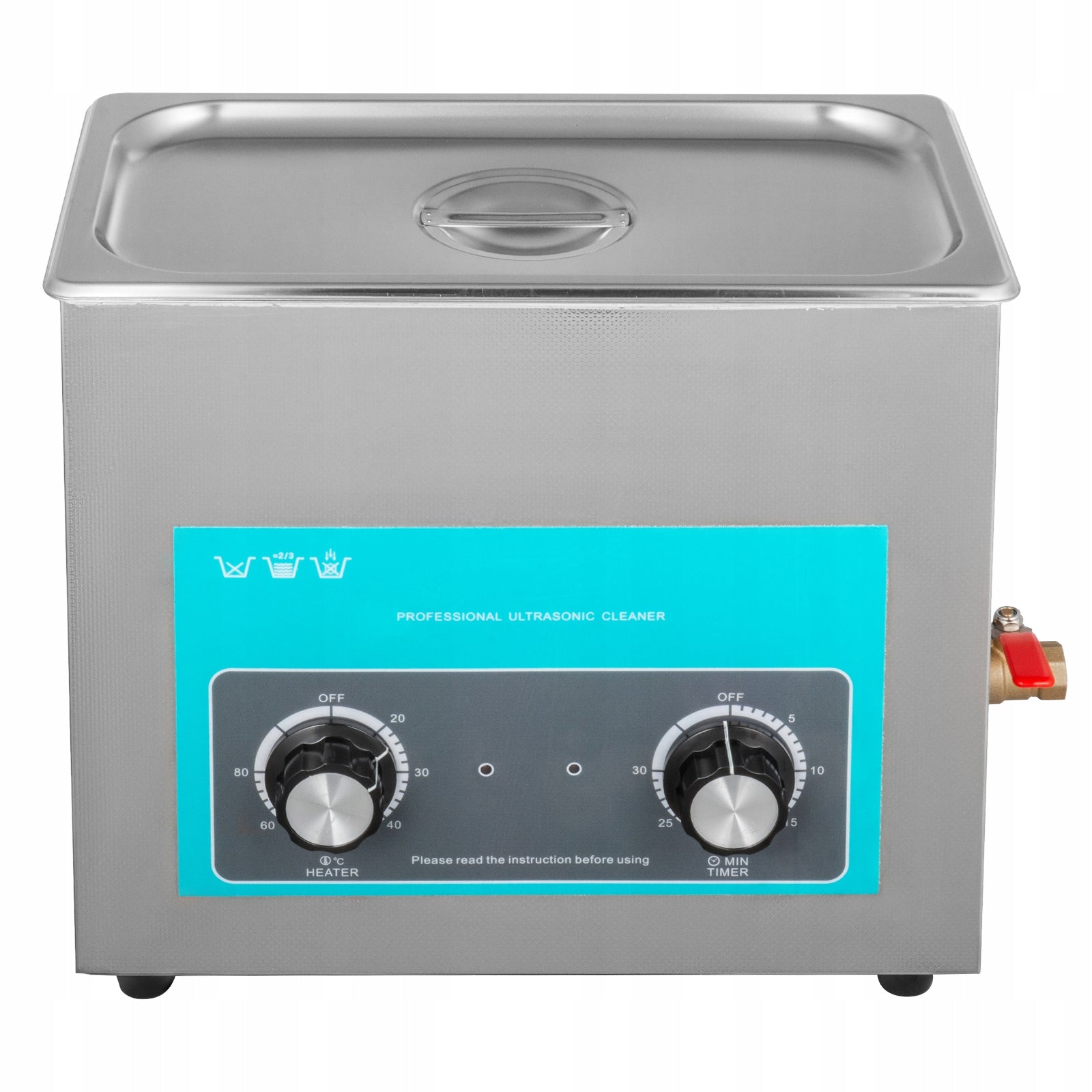 Myjka Ultradźwiękowa 180W 6,5L Z Zegarem Grzewczym Do Pierścieni Biżuterii