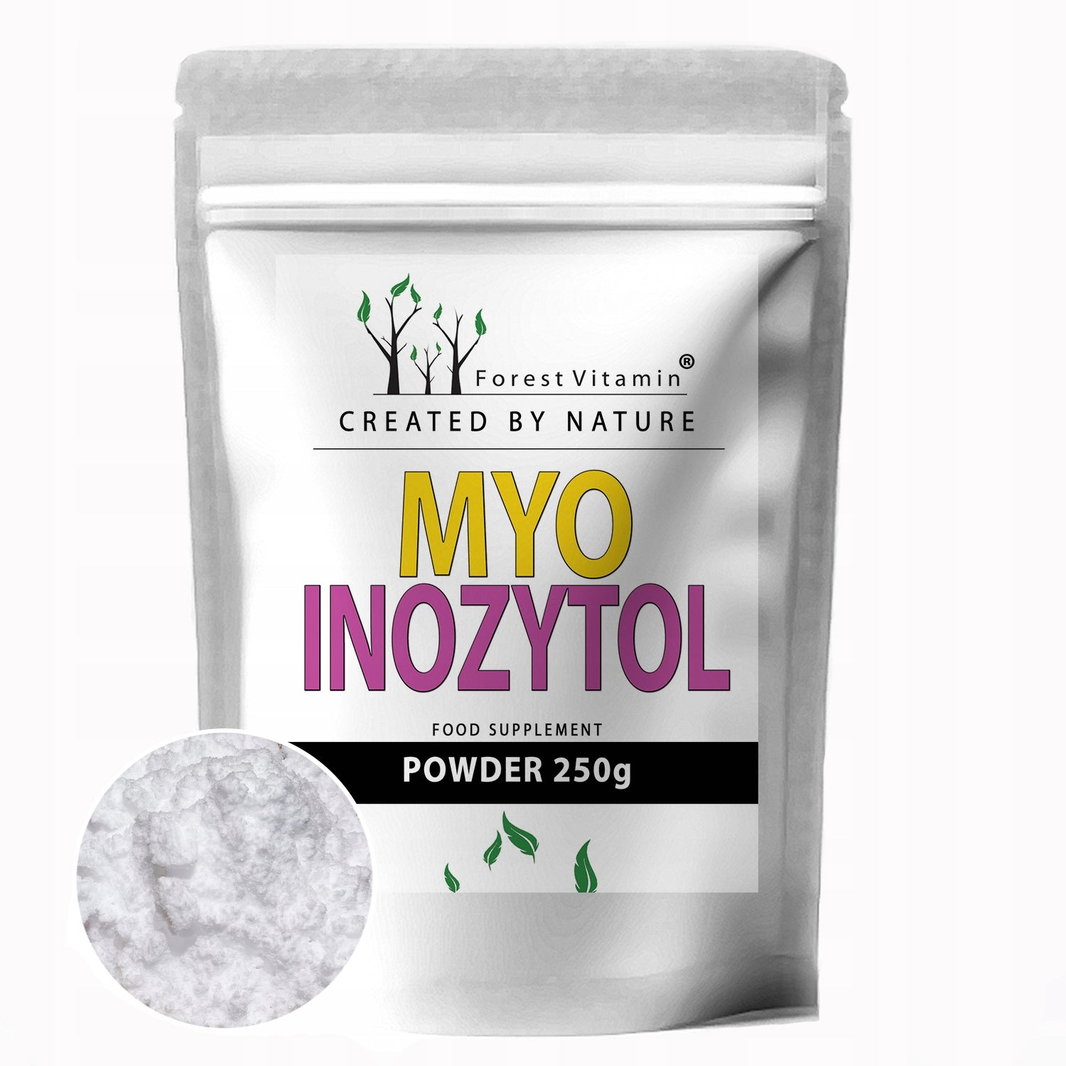 Myo Inositol 250g MIO VITAMIN B8 WITHOUT ADDITIVES INOSITOL PURE FOR STRESS