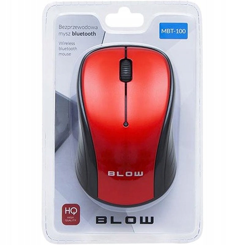 Myš optická bluetooth BLOW MBT-100 červená