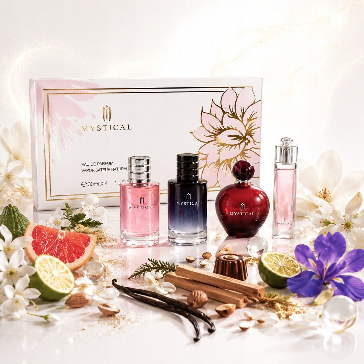 Mystical Eau de Parfum Gift Set – 4 × 30 ml