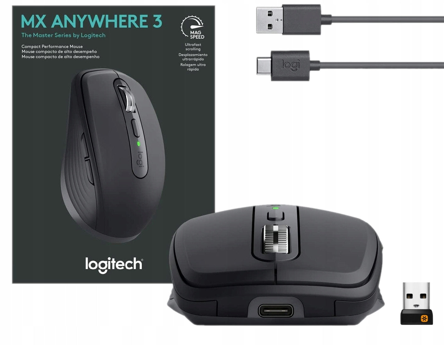 Logitech MX Anywhere 3, grau 