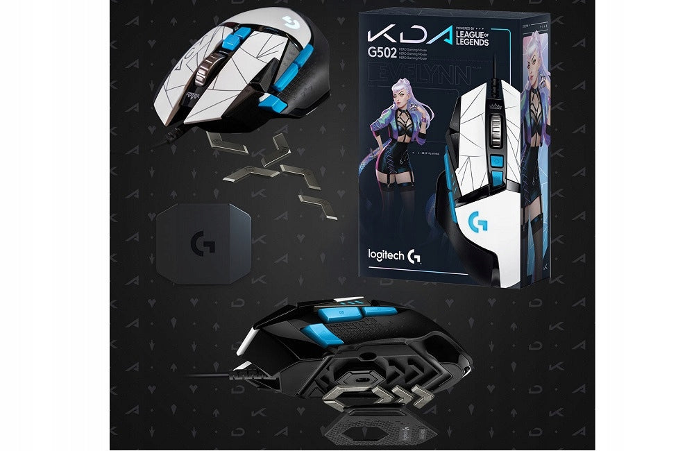 Logitech G502, weiß 