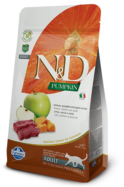 N&D GF Pumpkin CAT Venison & Apple Varianta: 300g Brand Farmina