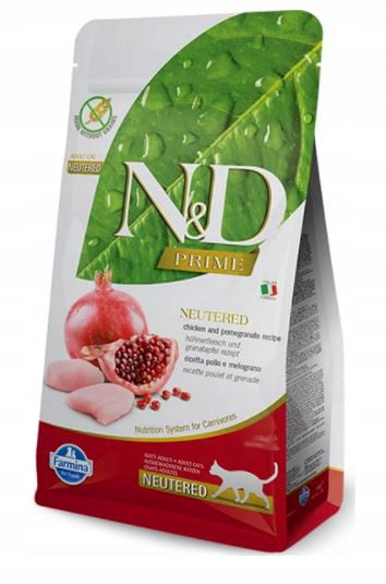 N&D PRIME CAT Neutered Chicken&Pomegranate Varianta: 300 g Brand Farmina