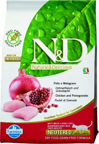 N&D PRIME CAT Neutered Chicken&Pomegranate Varianta: 300 g Product weight 0.3 kg
