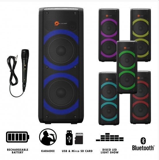 N-GEAR Let's Go Party 72 BLUETOOTH PARTY SPEAKER Batteries included yes